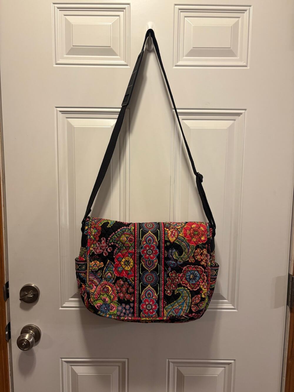 Vera Bradley Large Parisian Paisley Messenger Bag
